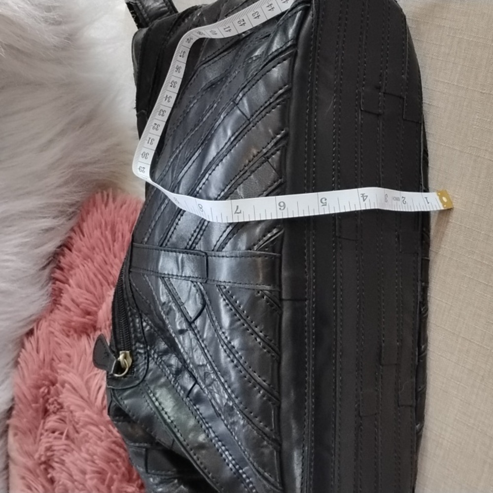 Ameri Leather Luxury Shoulder Bag. Becket Woven L… - image 8